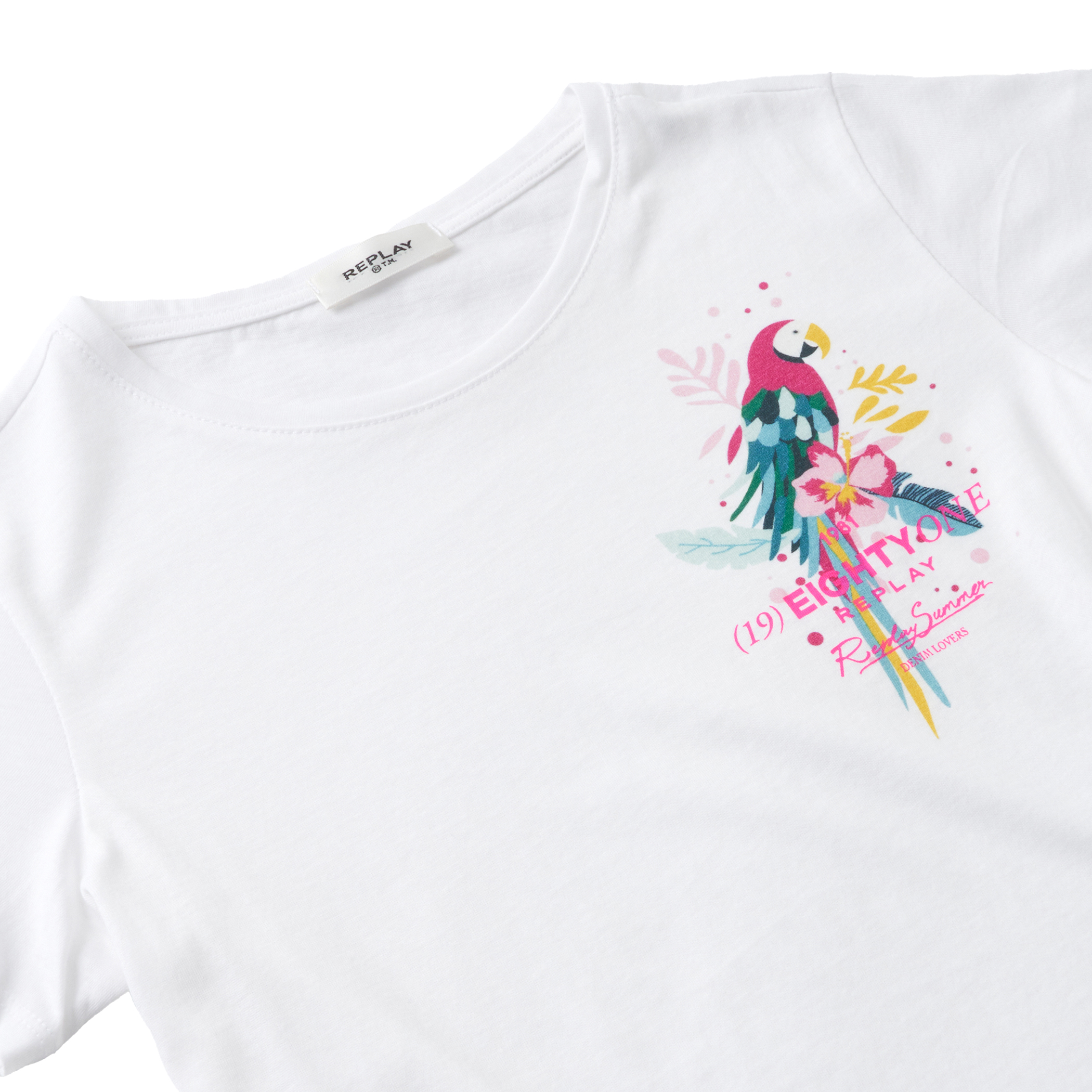 コットンジャージープリントT 詳細画像 ホワイト 3